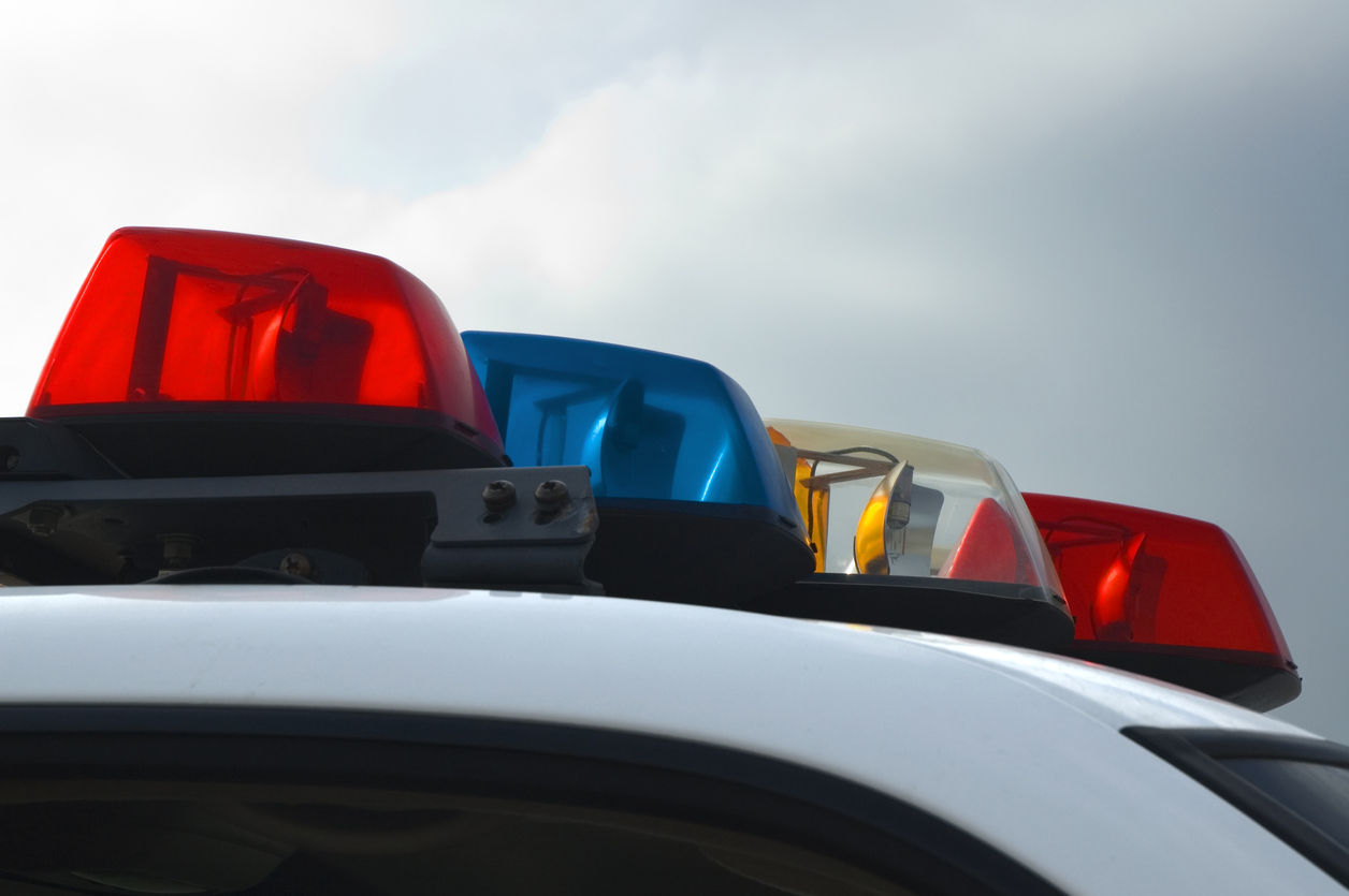 Police Car Lights Close-up (copy)